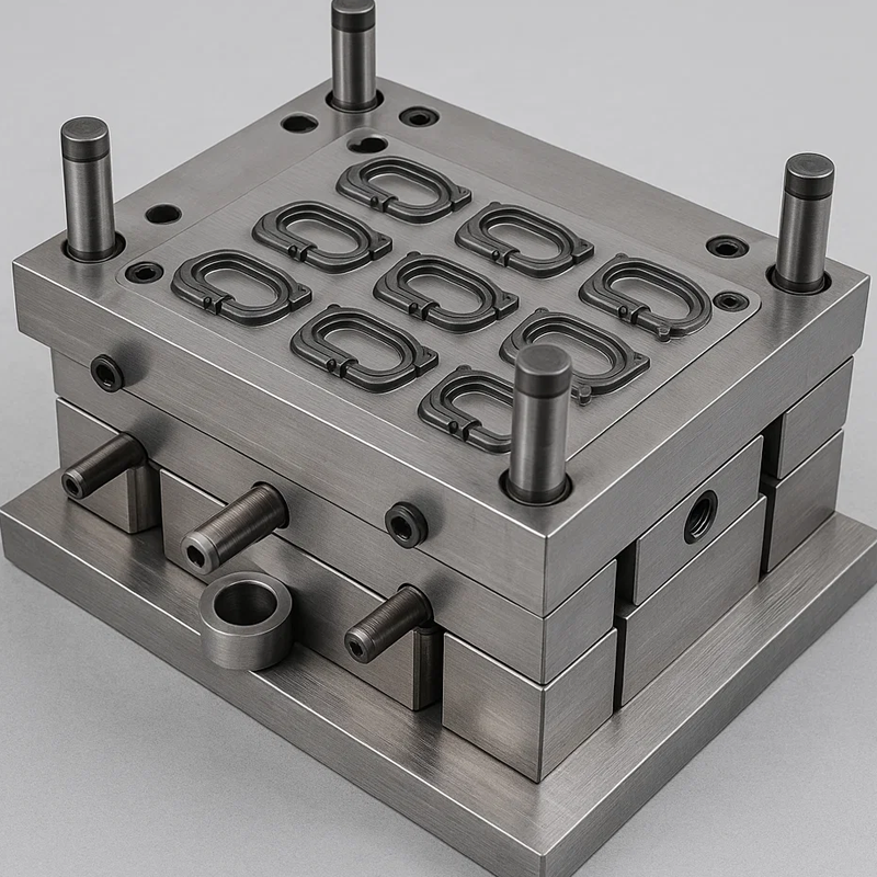Customized H13 Steel Automotive Seal Compression Mould Tooling Mold With Multiple Cavities Suppliers1