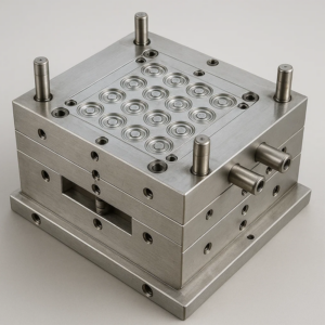 Custom Aluminium Alloy Plastic Injection Medical Mold Tooling for Syringe Gasket Mold Series Factory1