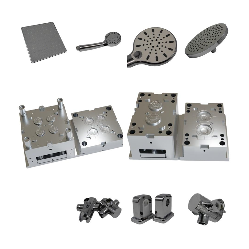 OEM Steel and ABS Injection Mould Tooling Mold for Plastic Shower Head Hot and Cold Runner Manufacturer1