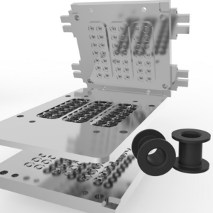 OEM H13 Customized Silicone Compression Rubber Molding Tooling Mold for Silicone Rubber Gasket Valves Manufacturers3