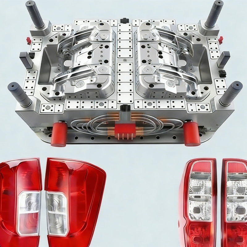 Custom Plastic Injection Molding Mold Tooling for Automotive Headlight Lens Parts1